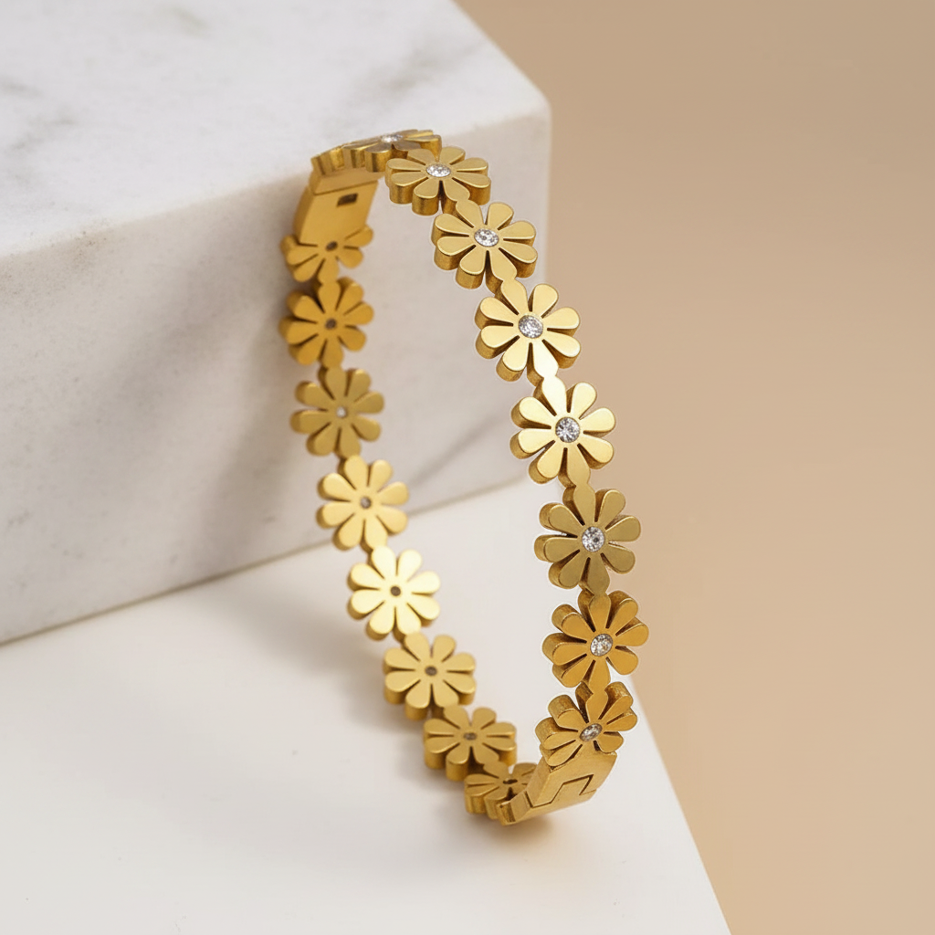 Bloom Ring – White Stone Prop