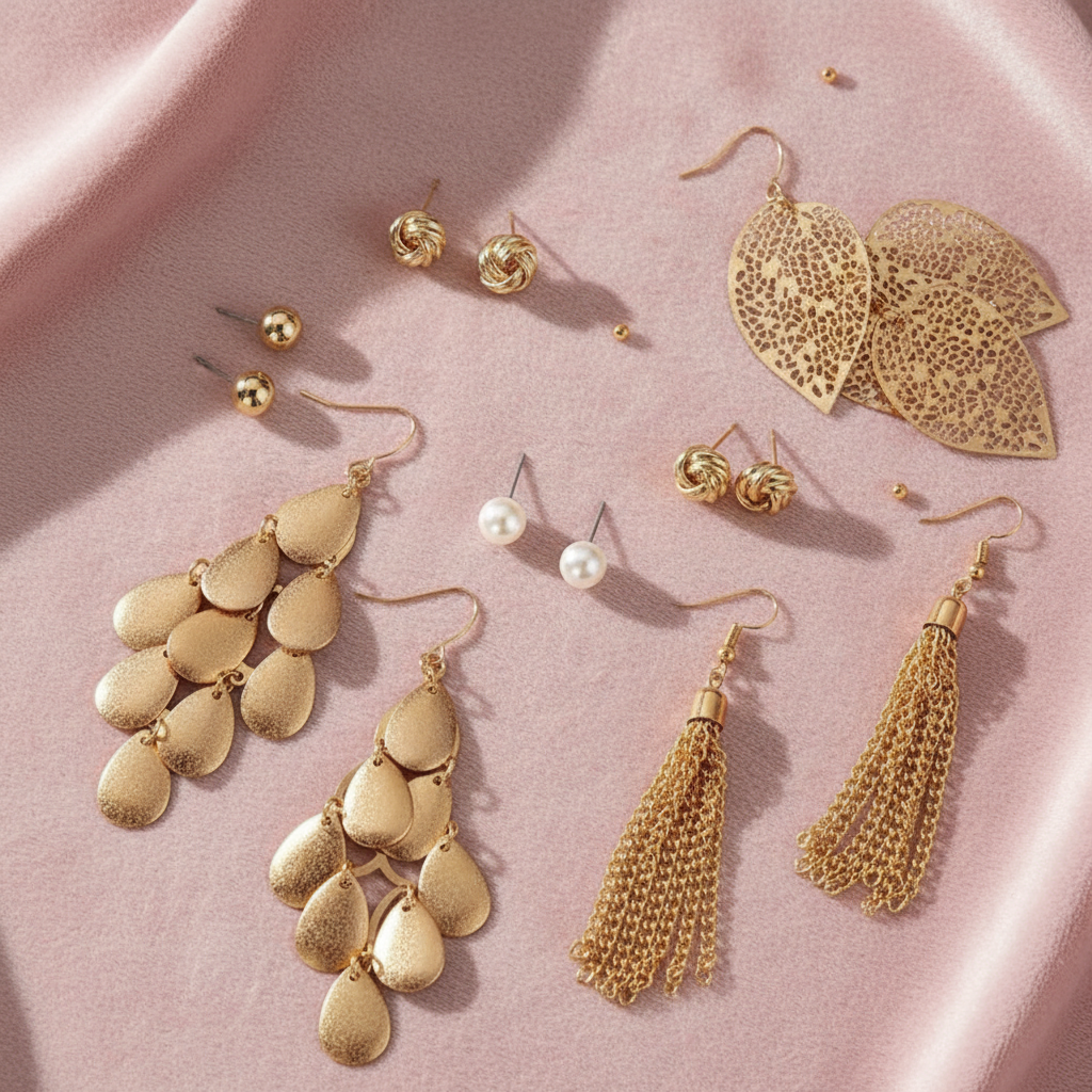 Blush pink velvet flatlay