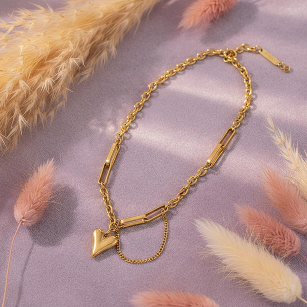 Lavender velvet with pampas grass