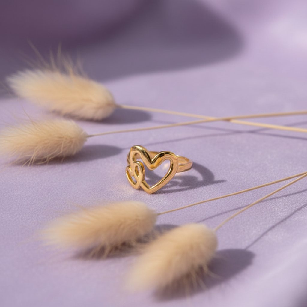 Lavender velvet with pampas grass