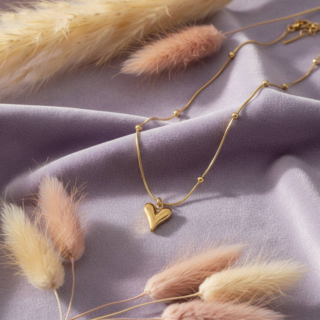 Lavender velvet with pampas grass