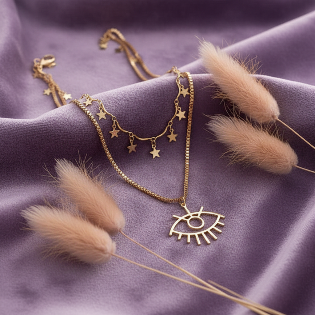 Lavender velvet with pampas grass