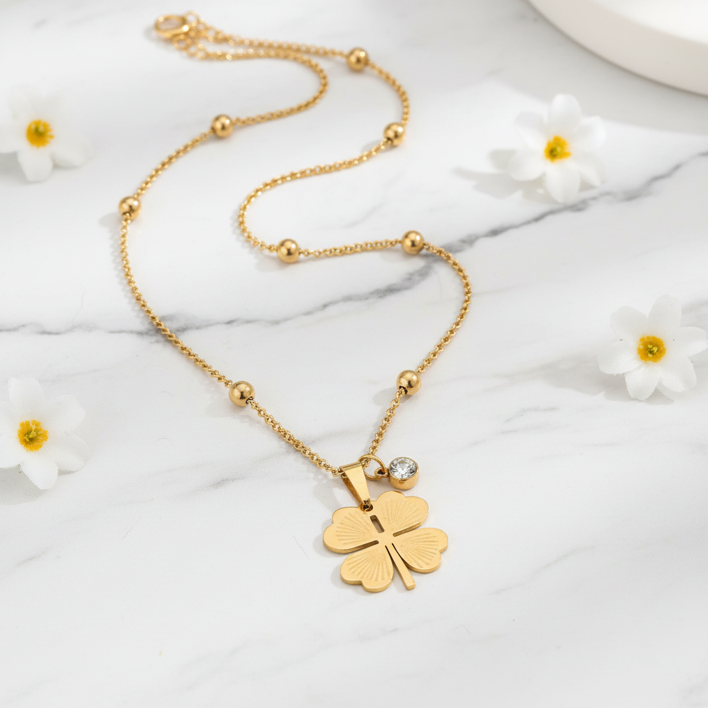 Lucky Bloom – White Marble