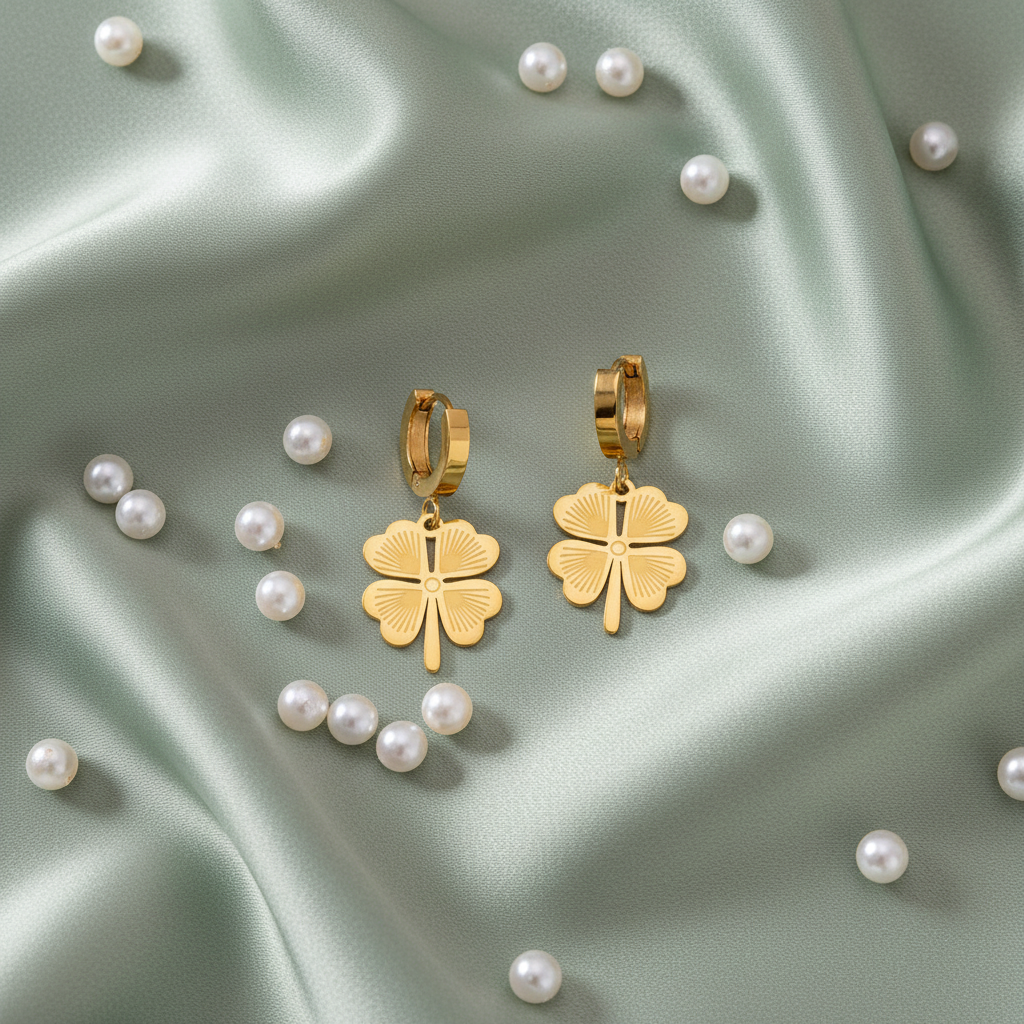 Sage green silk with pearls