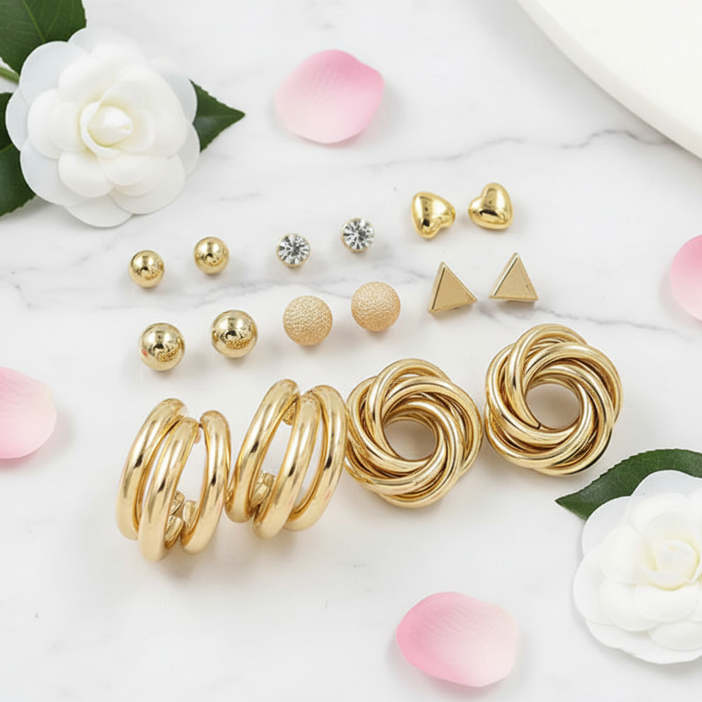 White marble with flowers