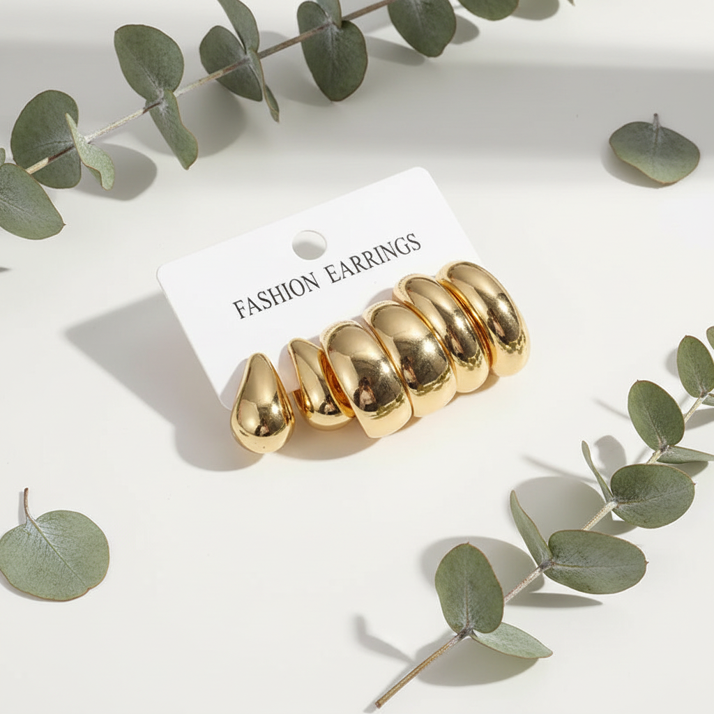 White surface with eucalyptus