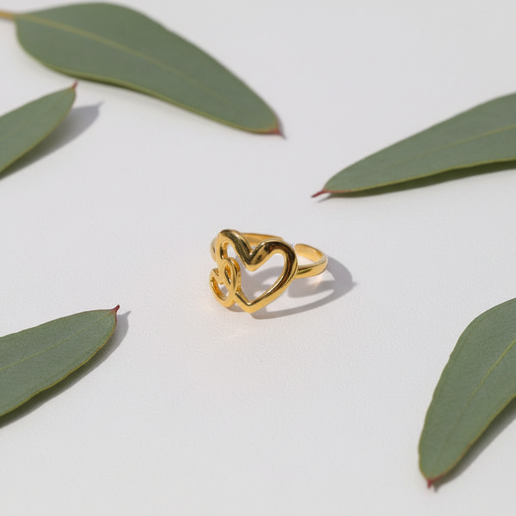 White surface with eucalyptus